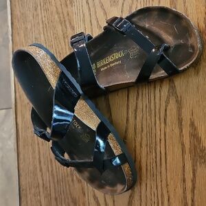 Birkenstock Mayari Sandals Black Patent Birko flor EU 38